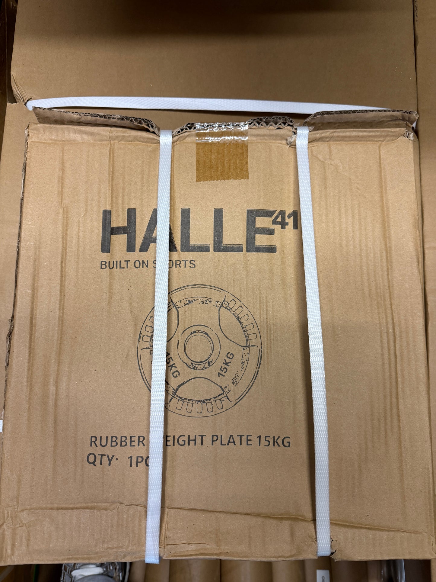 Halle41 Gummigewicht 15 kg