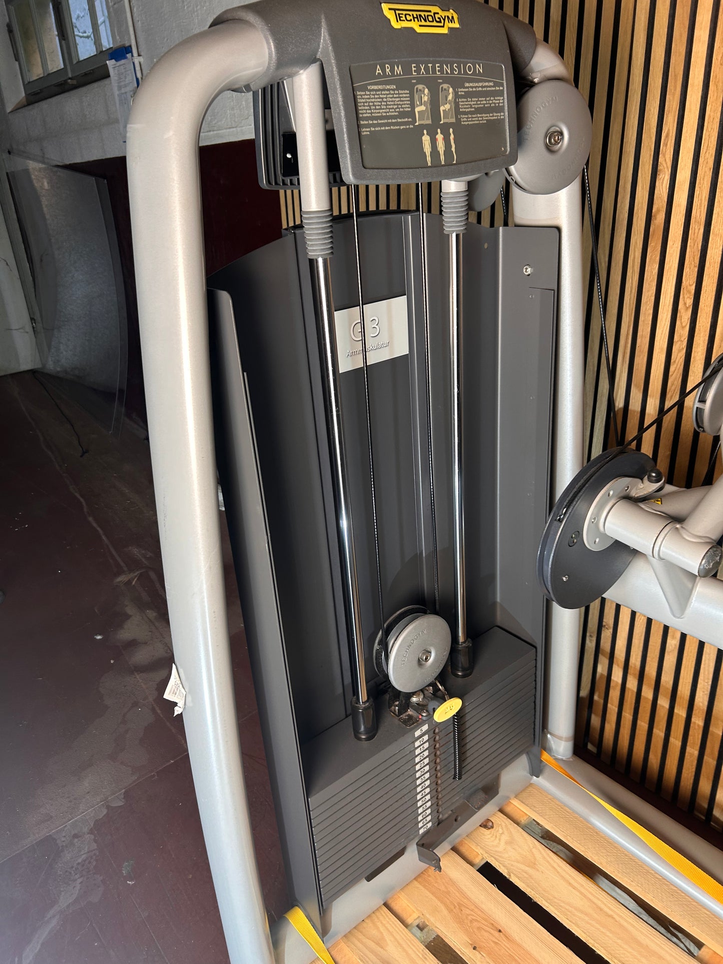 Trizeps Maschine von Technogym