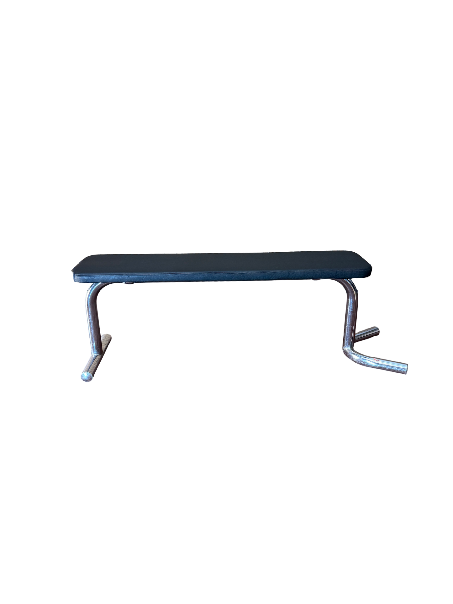 Flachbank Chromgestell