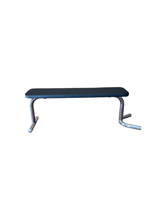 Flachbank Chromgestell