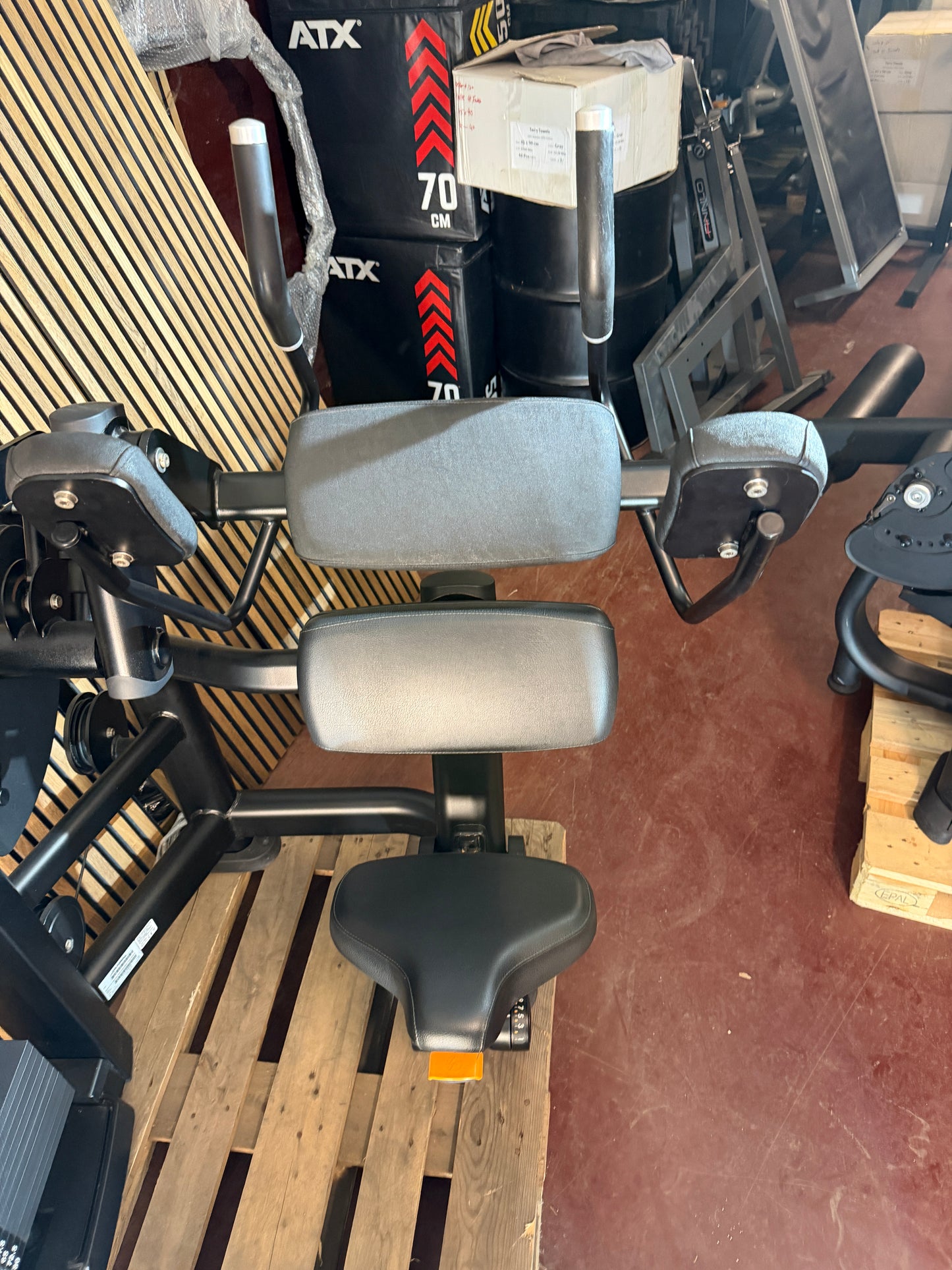 Life Fitness Bauch- und Rückenmaschine