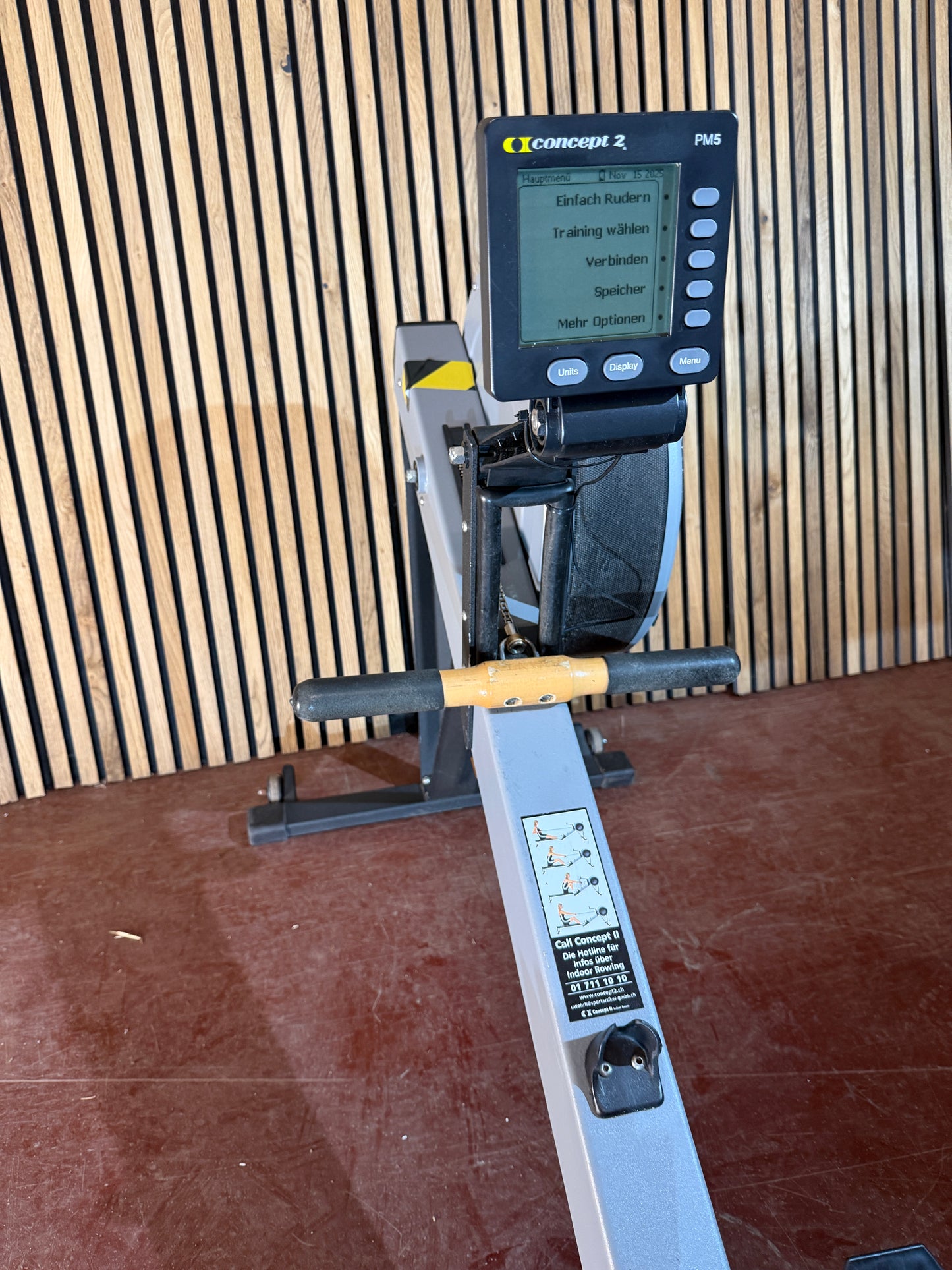 Ruderergometer | Concept2 Model D mit PM5 Monitor | GEBRAUCHT, GUTER ZUSTAND
